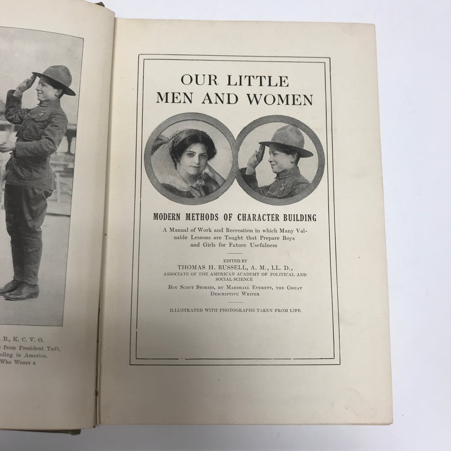 Our Little Men and Women - Thomas H. Russell - Heavily Illustrated with photos - Scouts - 1912