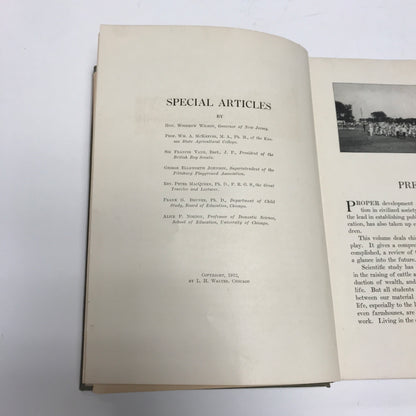 Our Little Men and Women - Thomas H. Russell - Heavily Illustrated with photos - Scouts - 1912