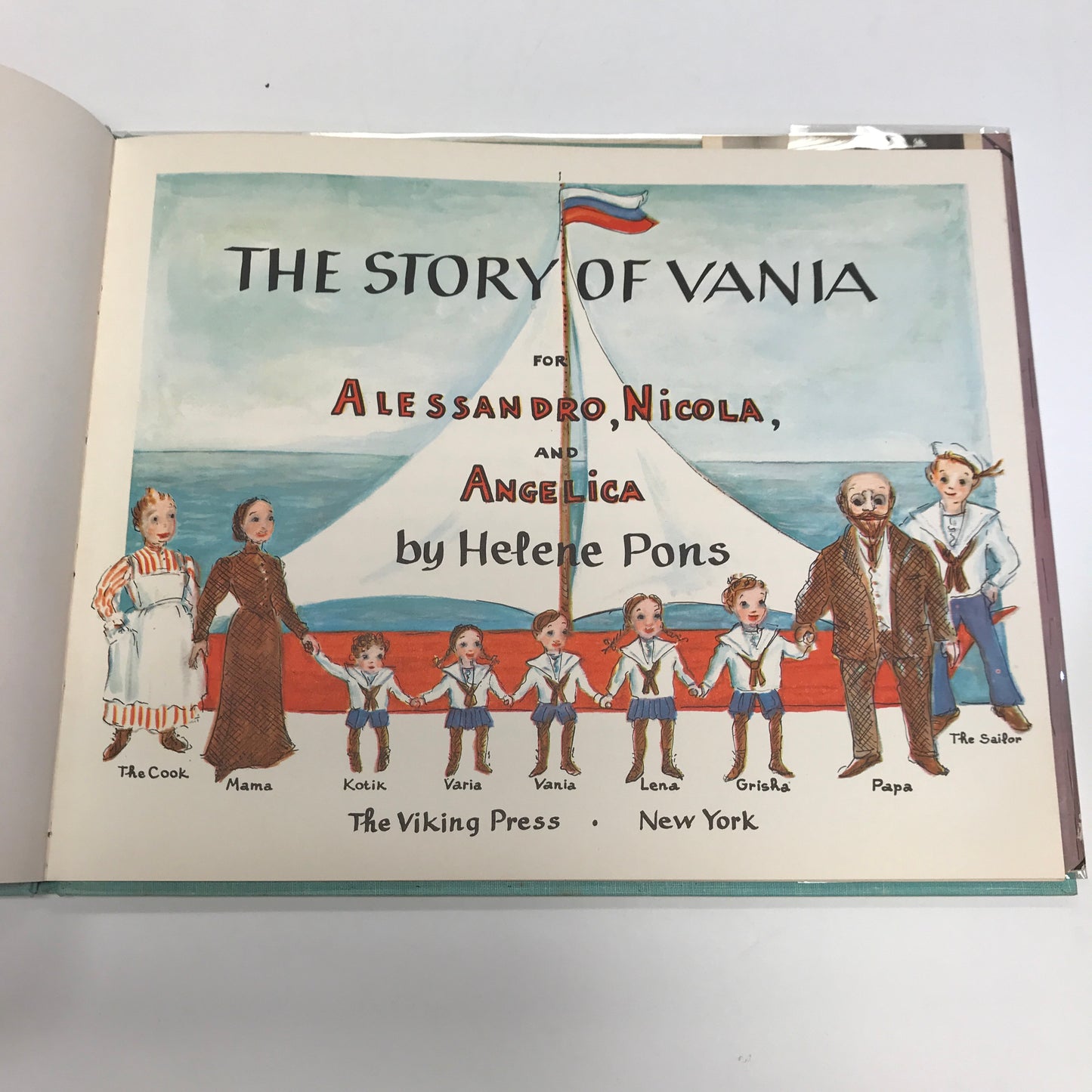 The Story of Vania - Helene Pons - 1st Edition - 1963