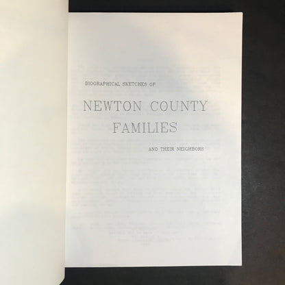 Biographical Sketches of Newton County Families - Various - 1992