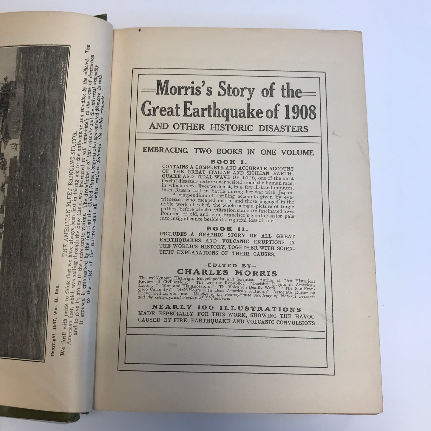 Morris' Story of the Great Earthquake of 1908 - Charles Morris - 1909