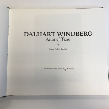 Dalhart Windberg Artist of Texas - Jerry Allen Potter - Signed - 1984