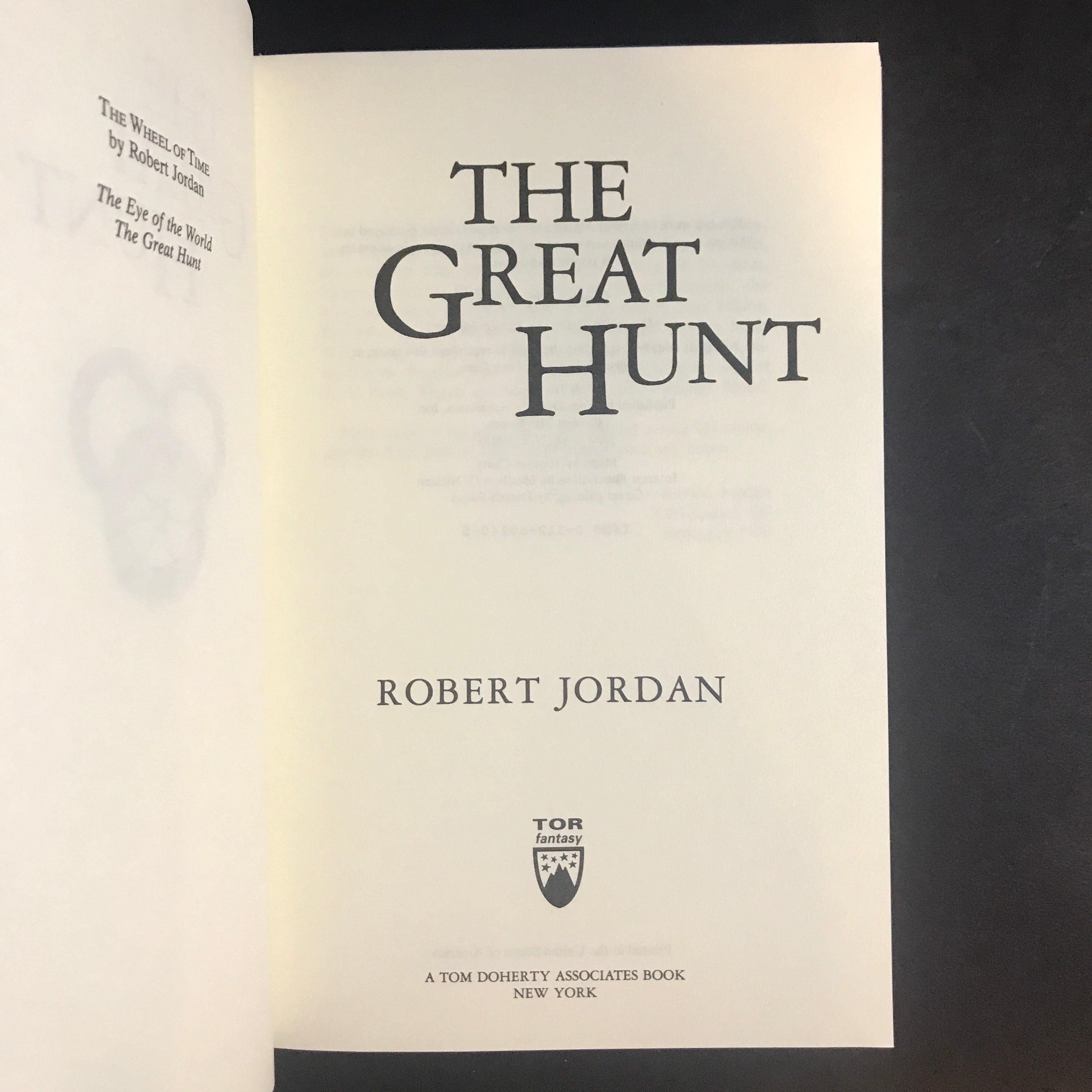 The Great Hunt, 1990 2024 book club edition, rare