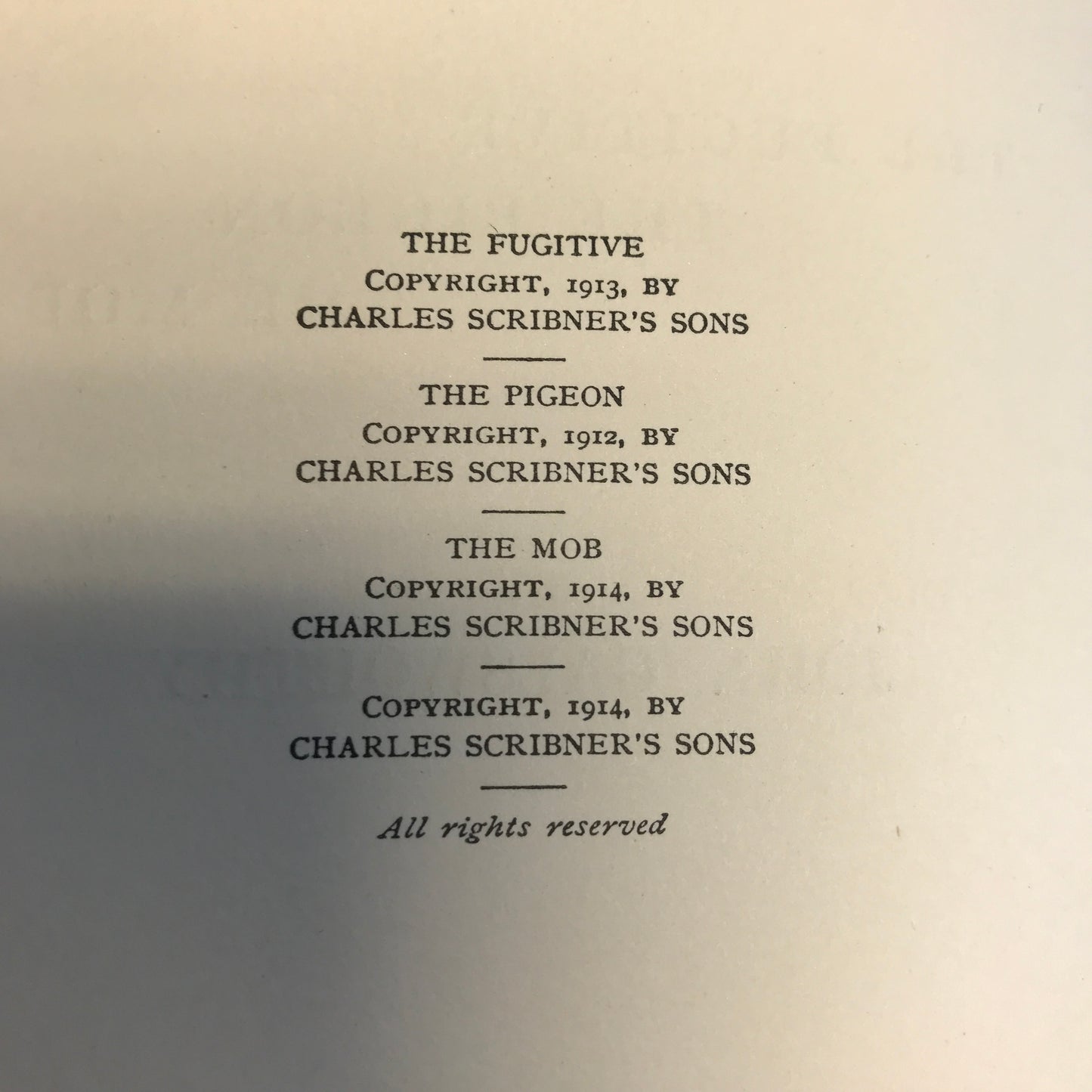 Plays - Third Series - John Galsworthy - 1914