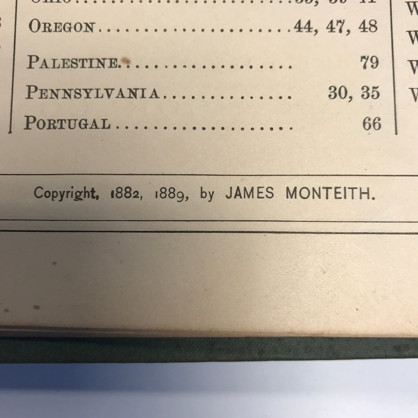 Comprehensive Geography - Monteith - Iowa and Missouri Edition - 1889