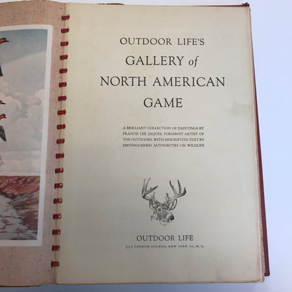 Outdoor Life's Gallery of North American Game - Francis Lee Jaques - 1946