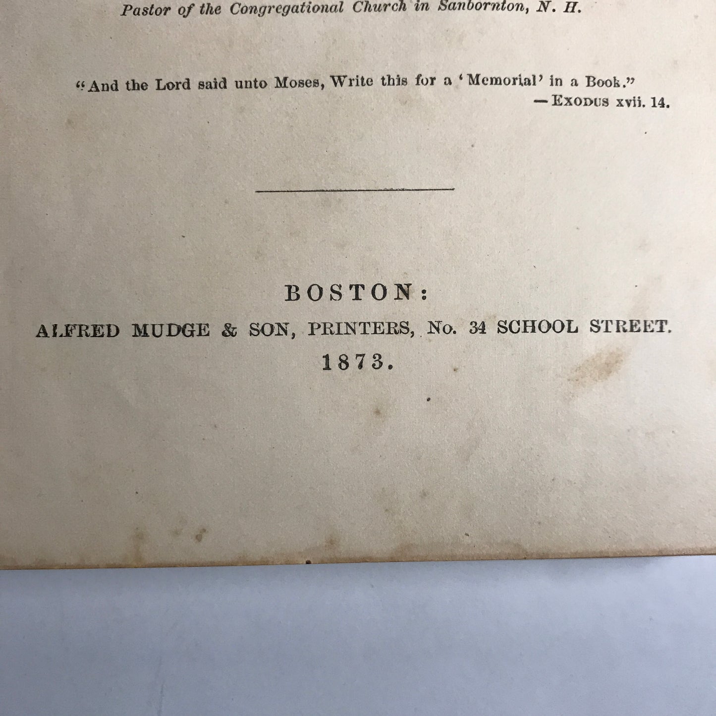 A Genealogy of the Runnels and Reynolds Families - Reverend M. T. Runnels - 1873