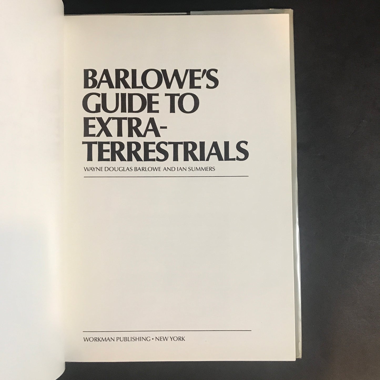 Barlowe's Guide to Extraterrestrials - Wayne Douglas Barlowe and Ian Summers - First Edition - 1979