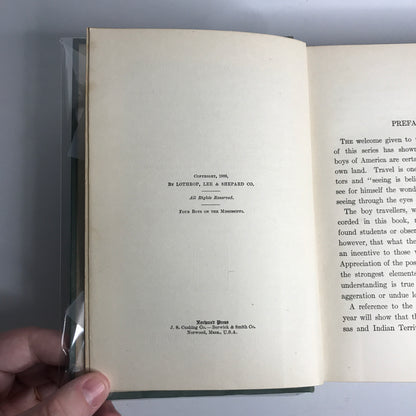 Four Boys of the Mississippi - E. T. Tomlinson - 1st Edition - 1908