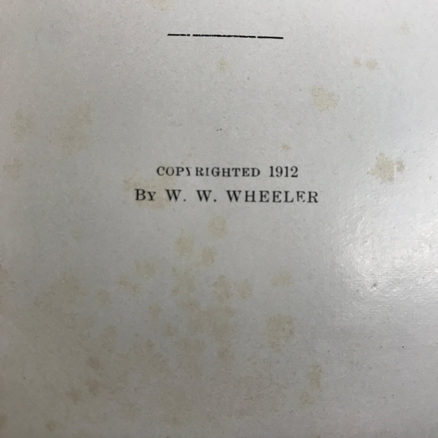 Our Holiday in Africa ( With Map ) - W. W. Wheeler - 1912