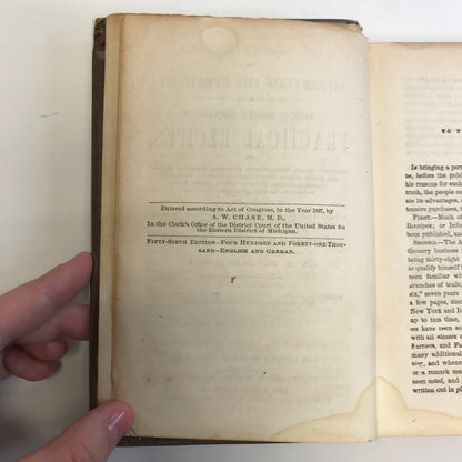 Dr. Chase's Recipes - A. W. Chase - 1870