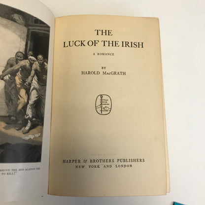 The Luck of the Irish - Harold MacGrath - Apparent 1st Edition - 1917