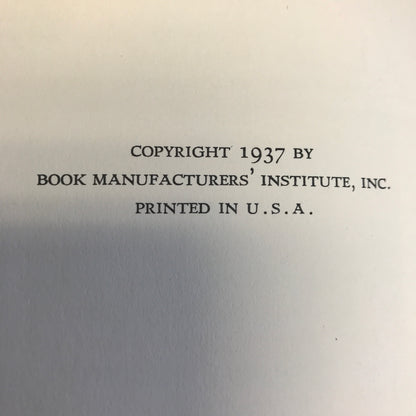 Observations on the Mystery of Print - Hendrik W. Van Loon - 1st Edition - 1937