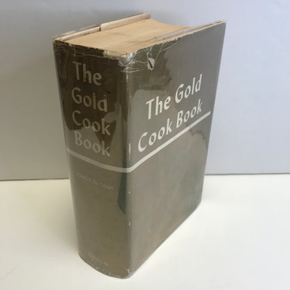 The Gold Cook Book - Master Chef Louis P. De Gouy - 13th Print - Book Club - 1960