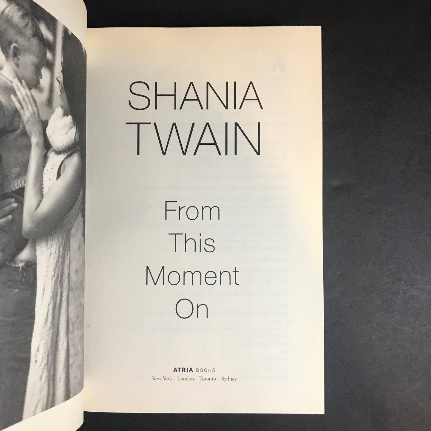 From This Moment On - Shania Twain - Signed - 2011