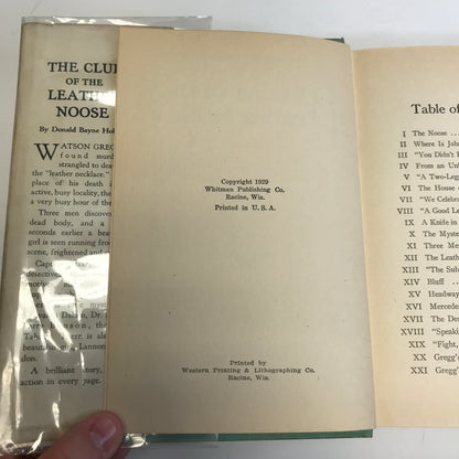 The Clue of the Leather Noose - Donald Bayne Hobart - 1929