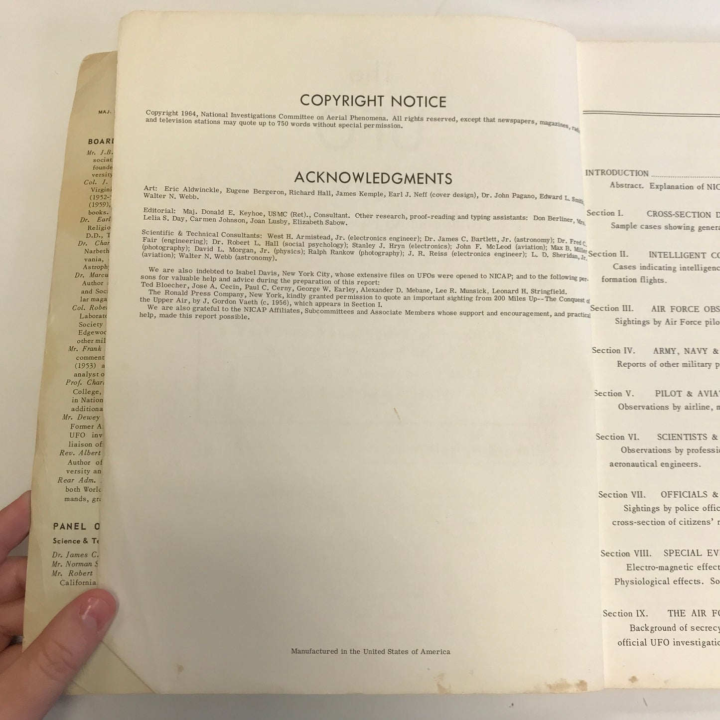 The UFO Evidence - 1964