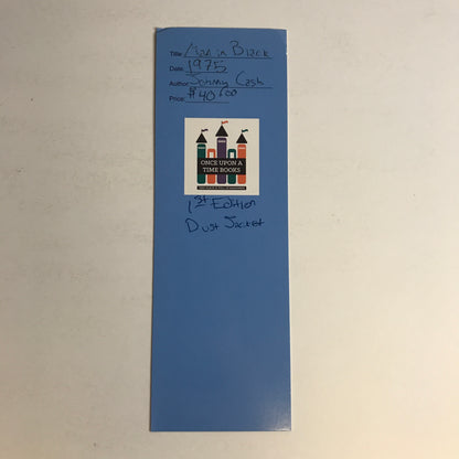Man in Black - Johnny Cash - 1st Edition - 1975