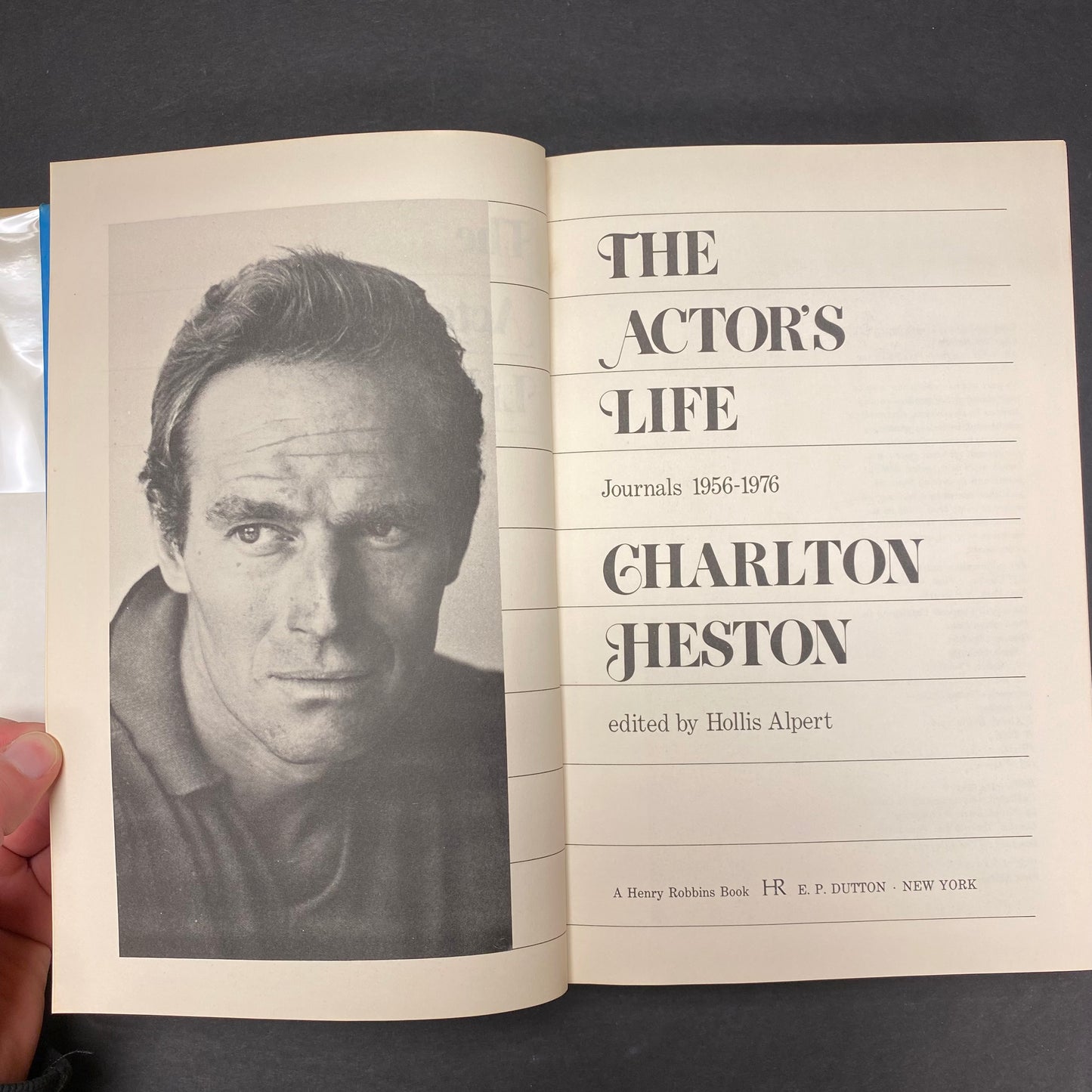 The Actor's Life - Charlton Heston - Signed - 1st Edition - 1978