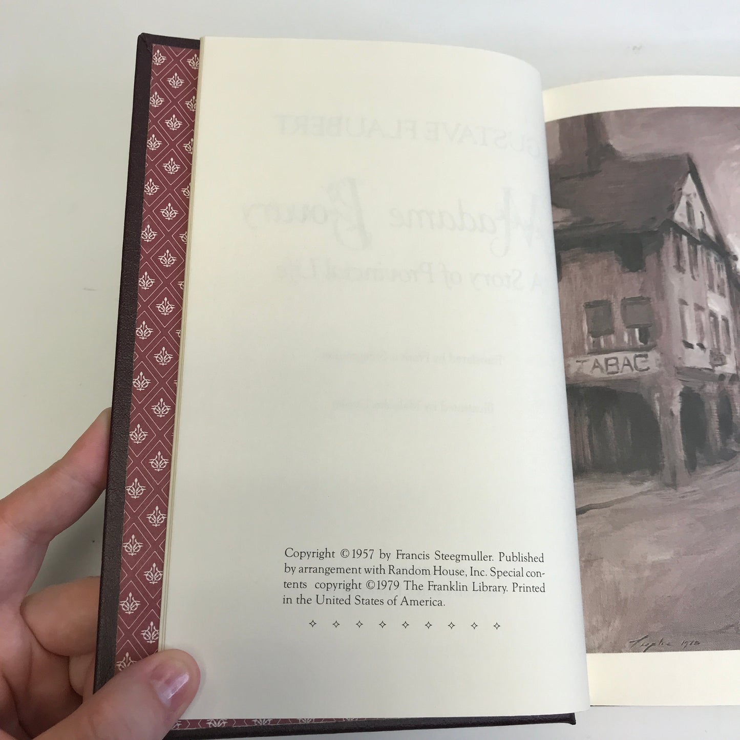 Madame Bovary: A Story of Provincial Life - Gustave Flaubert - Franklin Library - 1979