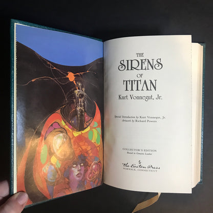 The Sirens of Titan - Kurt Vonnegut Jr. - Signed - Easton Press - 1990