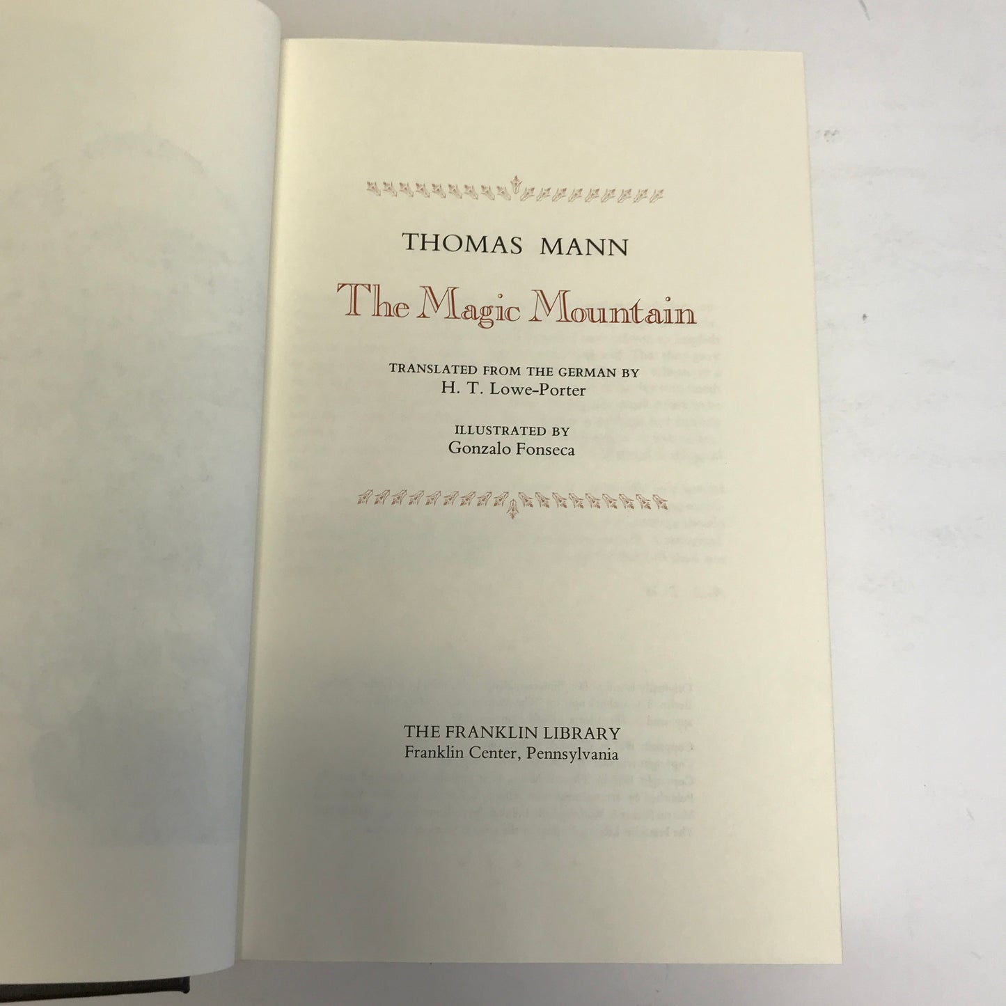 The Magic Mountain - Thomas Mann - Franklin Library - 1981