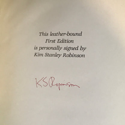 Red Mars - Kim Stanley Robinson - Signed - 1st Edition - Easton Press - 1993