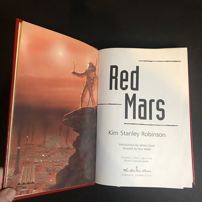 Red Mars - Kim Stanley Robinson - Signed - 1st Edition - Easton Press - 1993