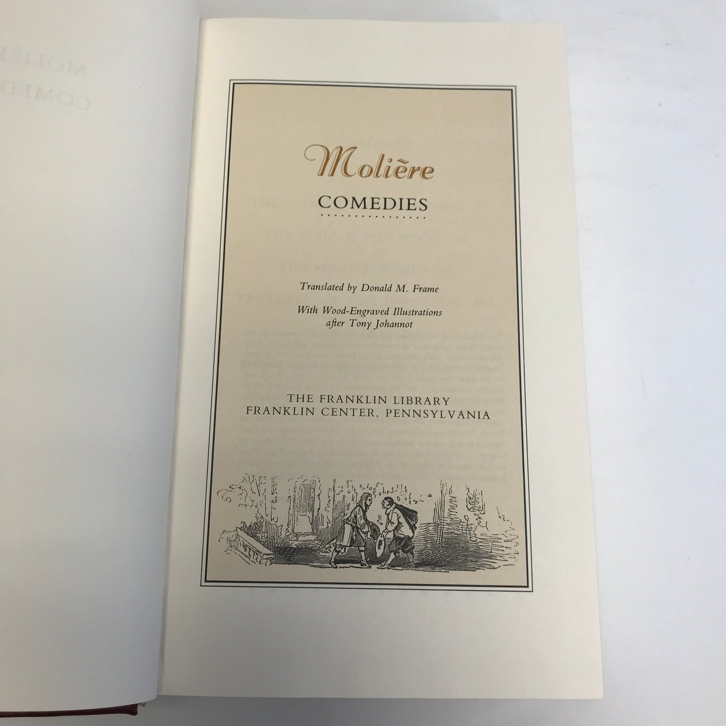 Moliere Comedies - Moliere - Franklin Library - 1985