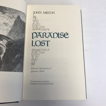 Paradise Lost - John Milton - Franklin Library - 1979