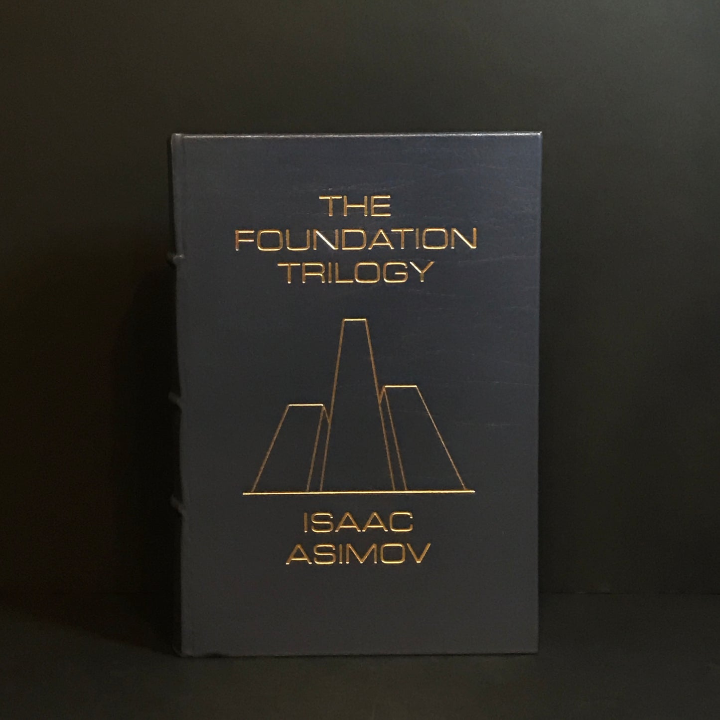 The Foundation Trilogy - Isaac Asimov - Signed - Easton Press - 1985