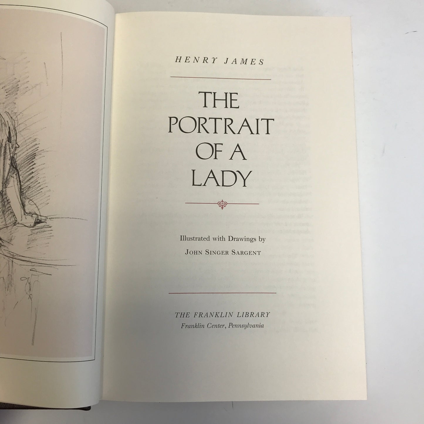 The Portrait of a Lady - Henry James - Franklin Library - 1983