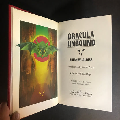 Dracula Unbound - Brian W. Aldiss - Signed - 1st Edition - Easton Press - 1991