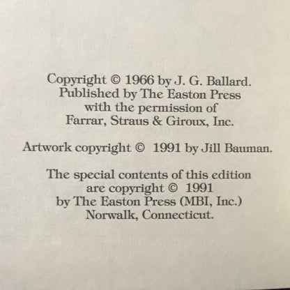 The Crystal World - J. G. Ballard - 1st Thus - Easton Press - 1991