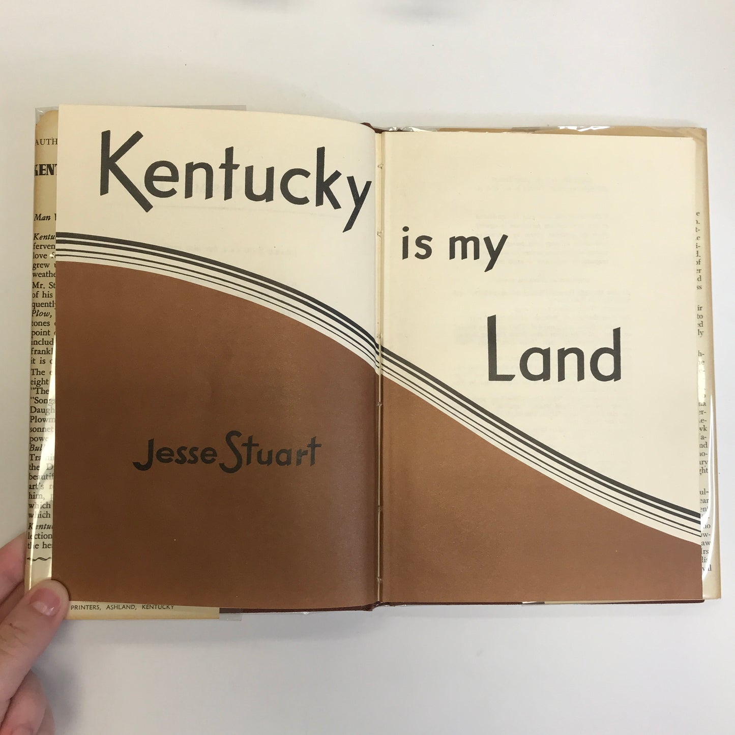 Kentucky Is My Land - Jesse Stuart - Author's Edition Signed - 1952