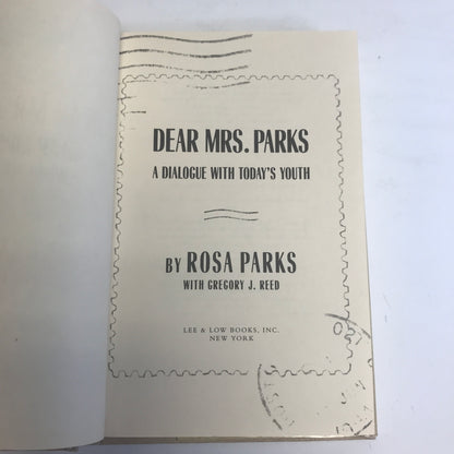 Dear Mrs. Parks - Rosa Parks - Signed by Rosa Parks - 1996