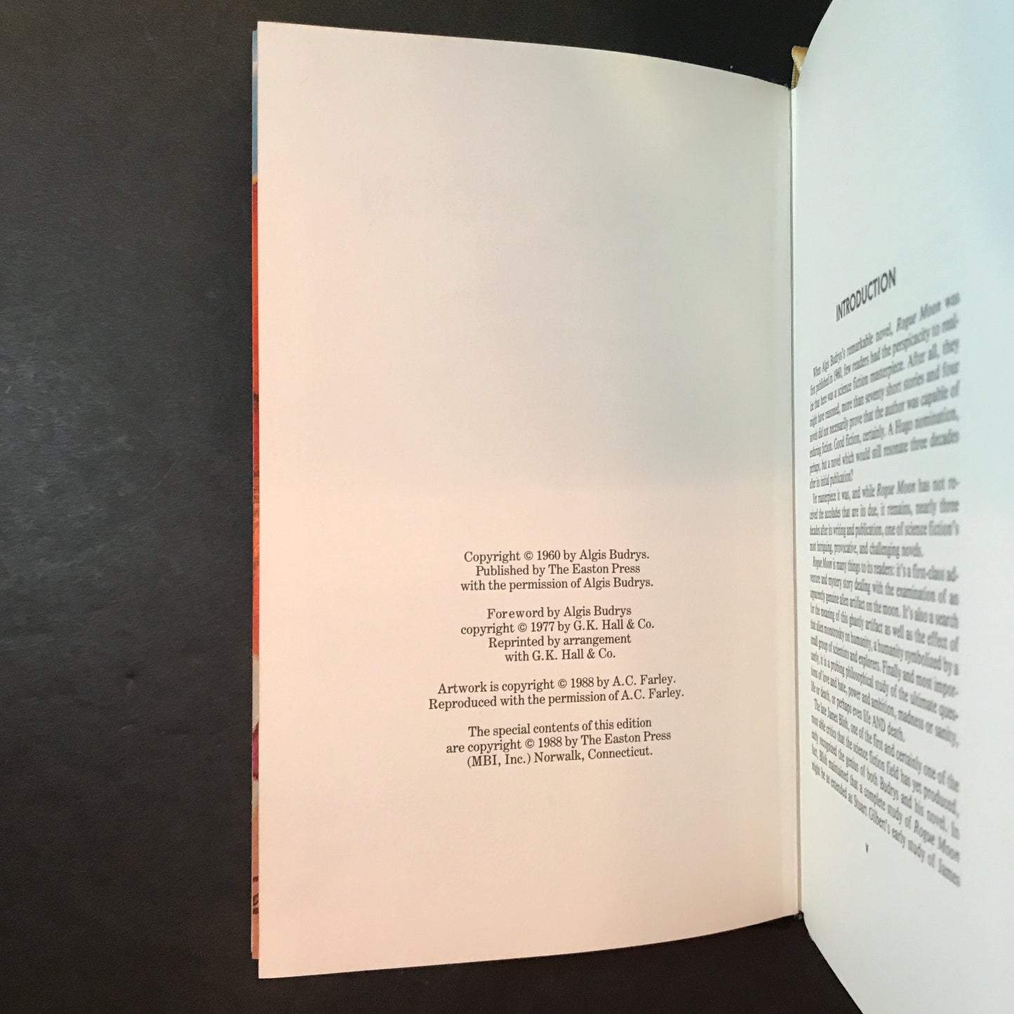 Rogue Moon - Algis Budrys - Easton Press - 1988