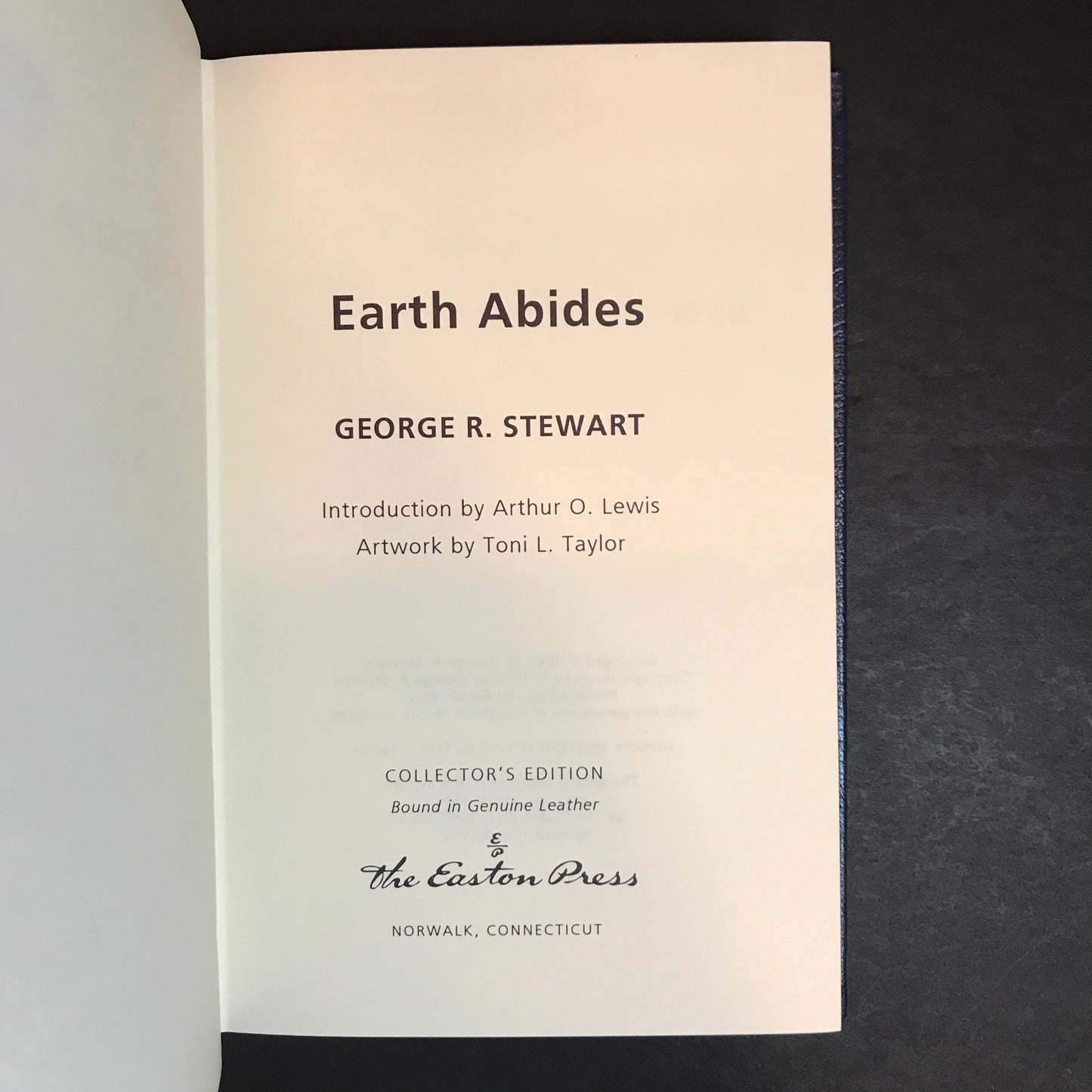 Earth Abides - George R. Stewart - Easton Press - 1991