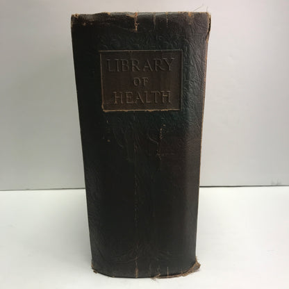 Library of Health - Complete Guide to Prevention and Cure of Disease - With Color Fold Outs and Plates - 1925