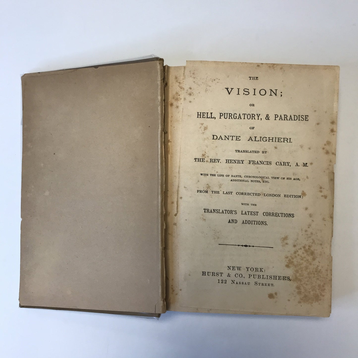Popular Classics - 1844 - First American Edition - Loose Title Page