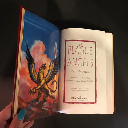 A Plague of Angels - Sheri S. Tepper - Signed - 1st Edition - Easton Press - 1993