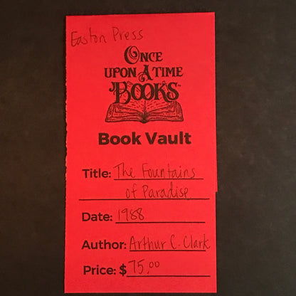 The Fountains of Paradise - Arthur C. Clark - Easton Press - 1988
