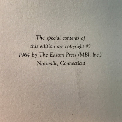 The Time Machine - H. G. Wells - 1st Thus - Easton Press - 1964