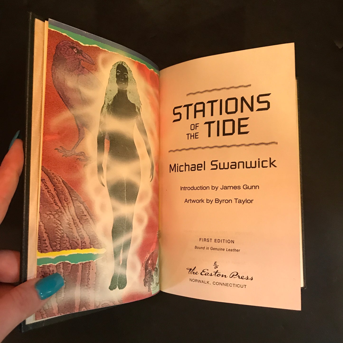 Stations of the Tide - Michael Swanwick - Signed - 1st Edition - Easton Press - 1991