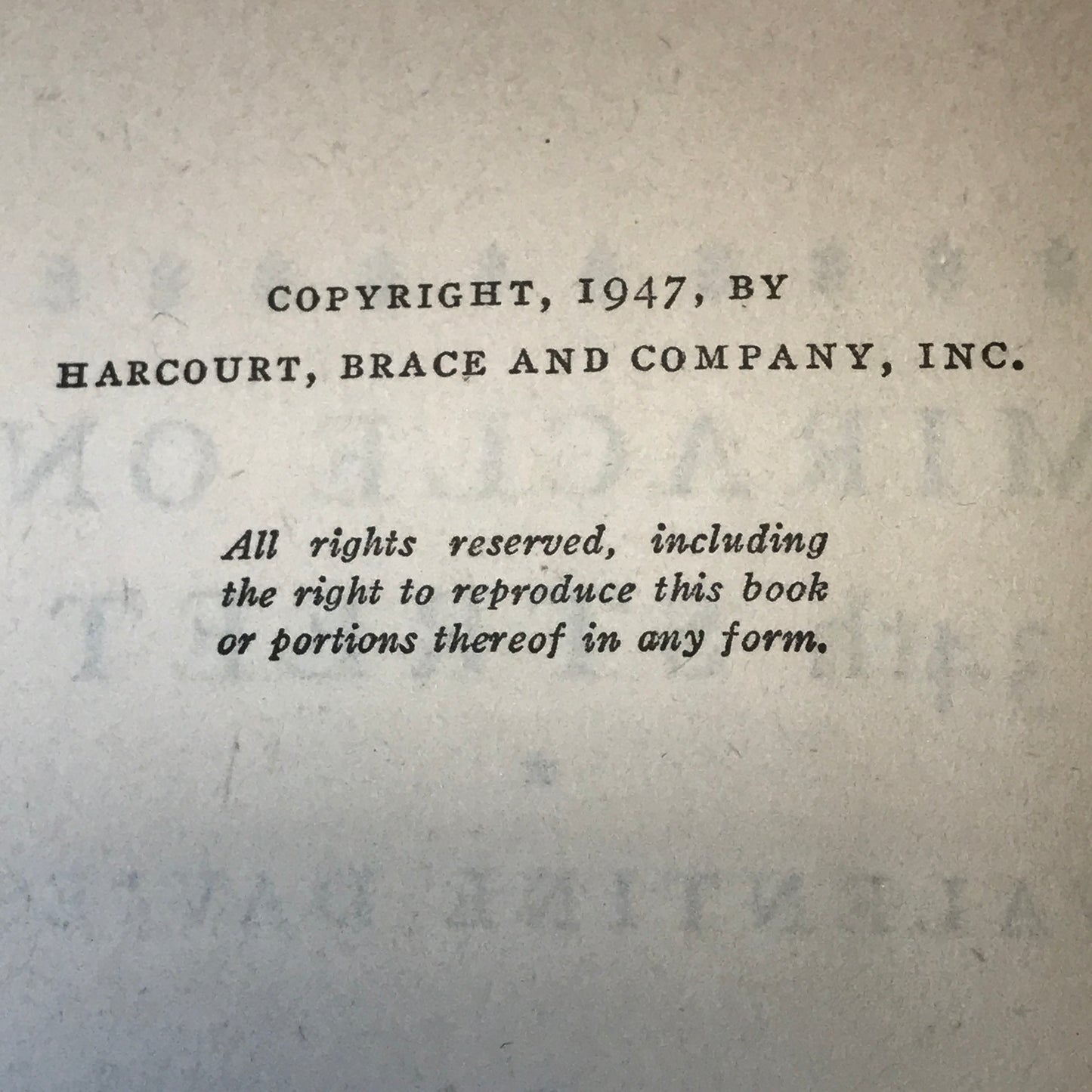 Miracle on 34th Street - Valentine Davies - 1947