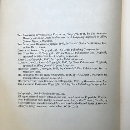 Mystery and More Mystery - Compiled by Robert Arthur - 1966