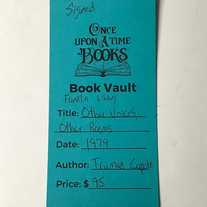 Other Voices, Other Rooms - Truman Capote - 1979 - Signed - Franklin Library