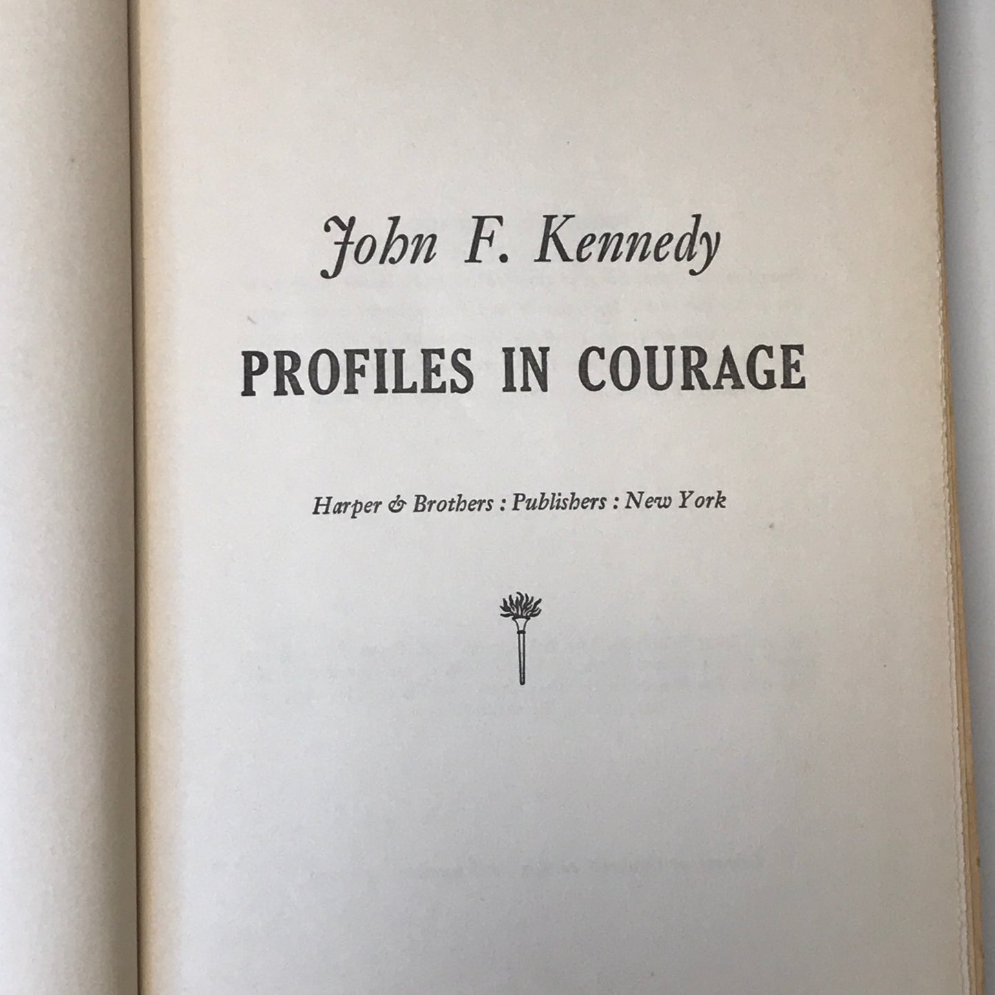 Profiles in Courage - John F. Kennedy - 1956