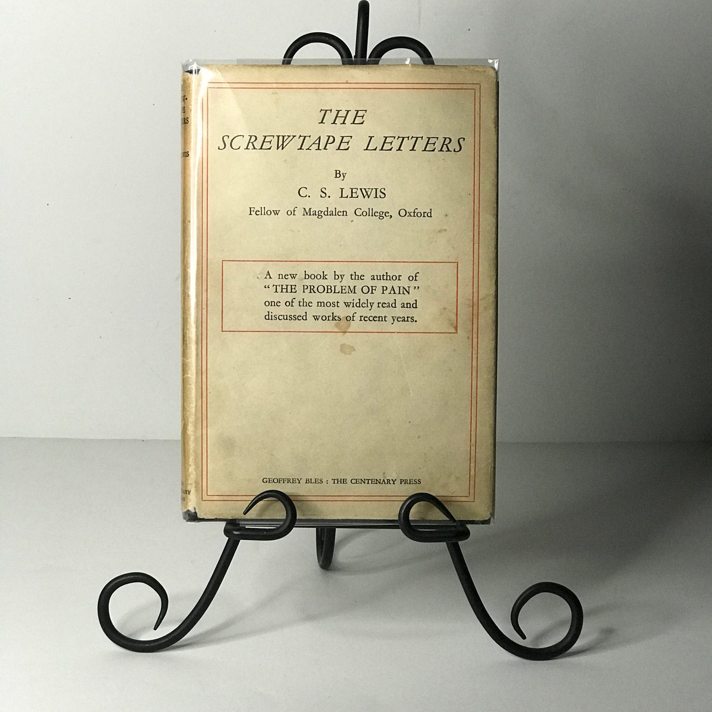 The Screwtape Letters - C.S. Lewis - 1942 - 8th Printing - UK