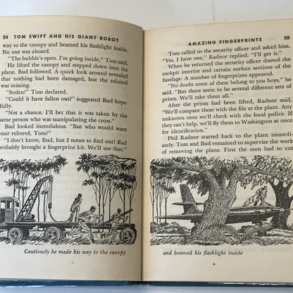 Tom Swift and His Giant Robot - Victor Appleton II - 1954 - Early Print